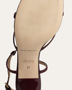 Tee Sandal, Bordeaux Tee dear-frances 