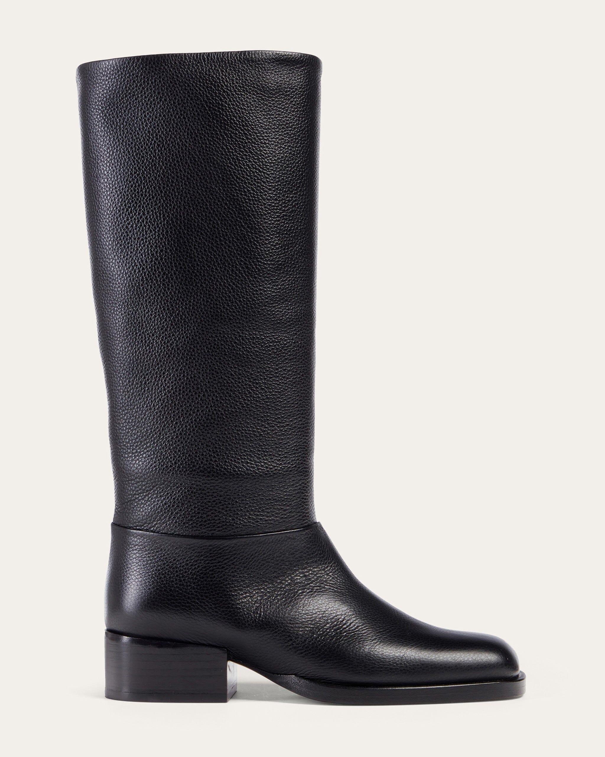 【関税込み】Dear Frances ブラック Cube ブーツ Dear Frances: Black Cube Boots | SSENSE